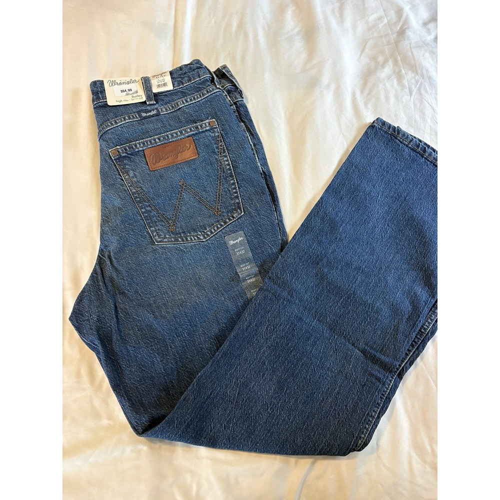 Wrangler Retro High Rise Bootcut Jeans Womens Size 31 Blue Medium Wash Denim